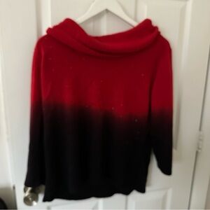 Ombré Red Sweater
